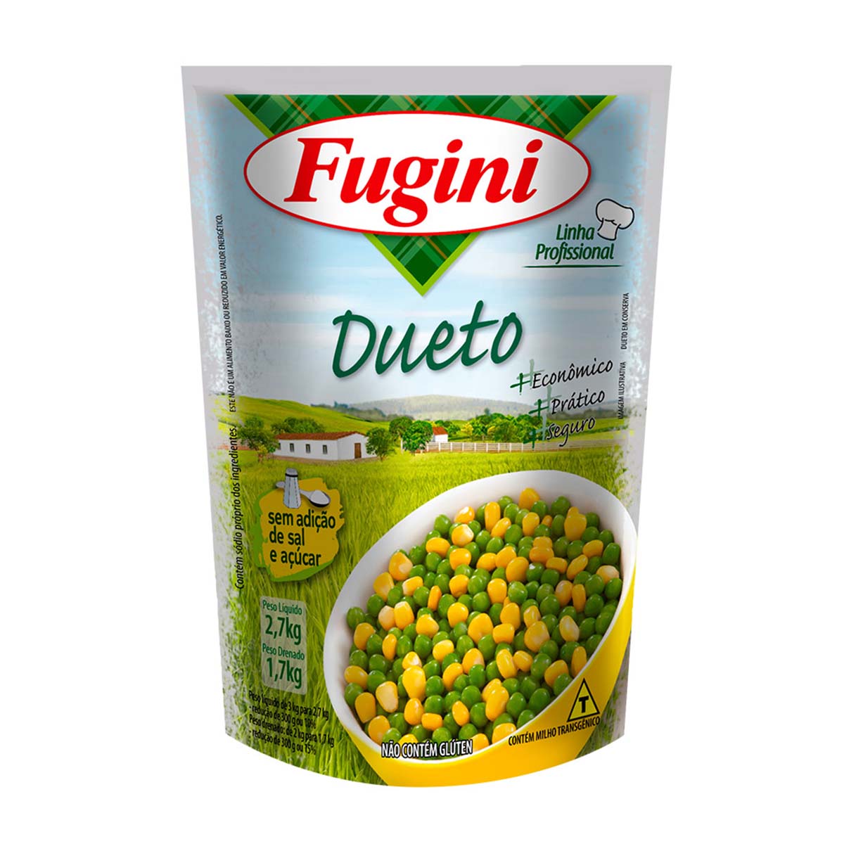 DUETO SACHE FUGINI 6 X 1,7 KG FOOD
